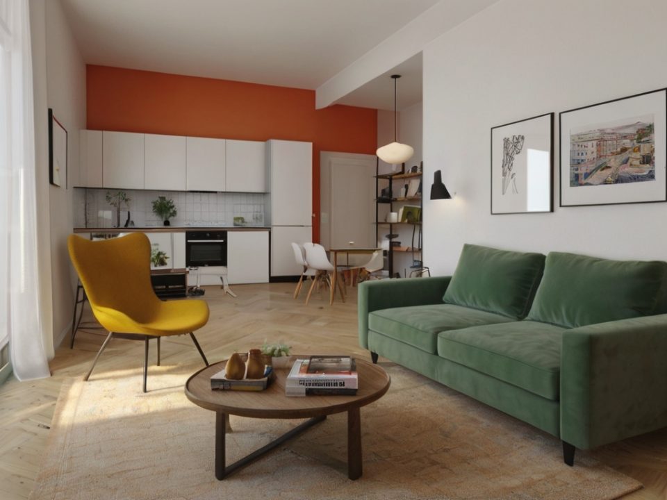 Imagen de un apartamento recién reformado