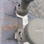 Conducto para ventilación roto por granizo-Simfer